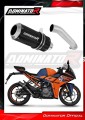 scarico silenziatore DOMINATOR GP nero adatto alla moto KTM RC 390 2022 - 2024