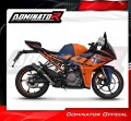 scarico silenziatore DOMINATOR GP nero adatto alla moto KTM RC 390 2022 - 2024 4