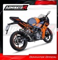 scarico silenziatore DOMINATOR HP3 nero adatto alla moto KTM RC 390 2022 - 2024 3