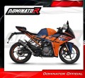 exhaust muffler DOMINATOR HP3 BLACK fits to KTM RC 390 2022  2024 4