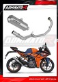 impianto di scarico completo con silenziatore DOMINATOR Full System OV G2 adatto alla moto KTM RC 390 2022 - 2024