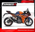 impianto di scarico completo con silenziatore DOMINATOR Full System OV G2 adatto alla moto KTM RC 390 2022 - 2024 4