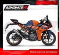 impianto di scarico completo con silenziatore DOMINATOR Full System HP8 adatto alla moto KTM RC 390 2022 - 2024 4