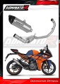 impianto di scarico completo con silenziatore DOMINATOR Full System HP8 adatto alla moto KTM RC 390 2022 - 2024