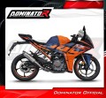 impianto di scarico completo con silenziatore DOMINATOR Full System HP8 adatto alla moto KTM RC 390 2022 - 2024 4