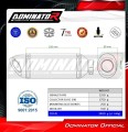 impianto di scarico completo con silenziatore DOMINATOR Full System HP8 adatto alla moto KTM RC 390 2022 - 2024 5