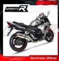 scarico silenziatore DOMINATOR ovale adatto alla moto Suzuki GSX 1250 FA 2010 - 2016 3