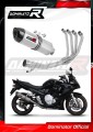 impianto di scarico completo con silenziatore DOMINATOR Full System HP1 adatto alla moto Suzuki GSX 1250 FA 2010 - 2016
