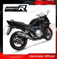 impianto di scarico completo con silenziatore DOMINATOR Full System HP1 adatto alla moto Suzuki GSX 1250 FA 2010 - 2016 3