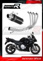 impianto di scarico completo con silenziatore DOMINATOR Full System GP1 nero adatto alla moto Suzuki GSX 1250 FA 2010 - 2016
