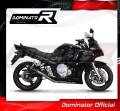 impianto di scarico completo con silenziatore DOMINATOR Full System GP1 nero adatto alla moto Suzuki GSX 1250 FA 2010 - 2016 4