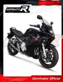 Suzuki GSX 650 F 2007-2016 Dominator Full System Exhaust Muffler Manifold Collector Silencer Echappement Silencieux Scarico Marmitta Escape Tłumik GP1 BLACK 4