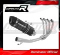 kompletny układ wydechowy z tłumikiem DOMINATOR Full System HP1 CZARNY pasujący do motocykla Suzuki GSXF 650 2007 - 2016 2