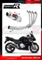 complete exhaust system with muffler DOMINATOR Full System GP1 fits to Suzuki GSXF 650 2007  2016
