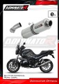 scarico silenziatore DOMINATOR omologato rotondo adatto alla moto BMW R1200R 2010 - 2014