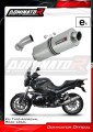 scarico silenziatore DOMINATOR omologato ovale adatto alla moto BMW R1200R 2010 - 2014