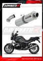scarico silenziatore DOMINATOR rotondo adatto alla moto BMW R1200R 2010 - 2014