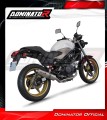 impianto di scarico completo con silenziatore DOMINATOR Full System GP1 adatto alla moto Honda VTR 250 2009 - 2015 3