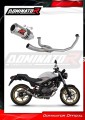 impianto di scarico completo con silenziatore DOMINATOR Full System GP adatto alla moto Honda VTR 250 2009 - 2015