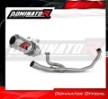 impianto di scarico completo con silenziatore DOMINATOR Full System GP adatto alla moto Honda VTR 250 2009 - 2015 2