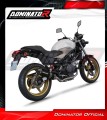 kompletny układ wydechowy z tłumikiem DOMINATOR Full System HP3 CZARNY pasujący do motocykla Honda VTR 250 2009 - 2015 3