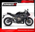 impianto di scarico completo con silenziatore DOMINATOR Full System GP adatto alla moto Honda CBR 650 R 2019 - 2023 2