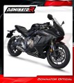 impianto di scarico completo con silenziatore DOMINATOR Full System GP adatto alla moto Honda CBR 650 R 2019 - 2023 3