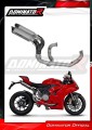 impianto di scarico completo con silenziatore DOMINATOR Full System titanio HP8 adatto alla moto Ducati Panigale V2 2020 - 2023