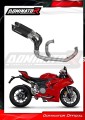 impianto di scarico completo con silenziatore DOMINATOR Full System HP8 nero adatto alla moto Ducati Panigale V2 2020 - 2023