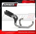 impianto di scarico completo con silenziatore DOMINATOR Full System HP8 nero adatto alla moto Ducati Panigale V2 2020 - 2023 2