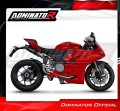impianto di scarico completo con silenziatore DOMINATOR Full System HP8 nero adatto alla moto Ducati Panigale V2 2020 - 2023 6