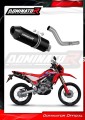 scarico silenziatore DOMINATOR MX2 nero adatto alla moto Honda CRF 300L / Rally 2021 - 2023