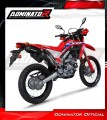 scarico silenziatore DOMINATOR MX2 nero adatto alla moto Honda CRF 300L / Rally 2021 - 2023 3