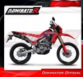 scarico silenziatore DOMINATOR MX2 nero adatto alla moto Honda CRF 300L / Rally 2021 - 2023 4