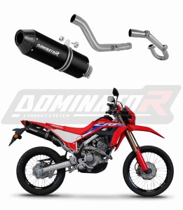 Honda CRF 300L / Rally 2021 - 2023 Sistema di scarico Collettori Marmitta Silenziatore MX2 NERO + dB killer