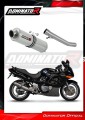 scarico silenziatore DOMINATOR rotondo adatto alla moto Suzuki GSXF 750 1998 - 2006