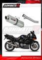 scarico silenziatore DOMINATOR ovale adatto alla moto Suzuki GSXF 750 1998 - 2006