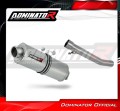 scarico silenziatore DOMINATOR ovale adatto alla moto Suzuki GSXF 750 1998 - 2006 2