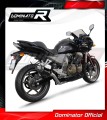 scarico silenziatore DOMINATOR omologato GP1 nero adatto alla moto Kawasaki Z750 2004 - 2006 3