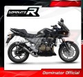 scarico silenziatore DOMINATOR omologato GP1 nero adatto alla moto Kawasaki Z750 2004 - 2006 4