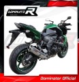 scarico silenziatore DOMINATOR omologato rotondo adatto alla moto Kawasaki Z750 2007 - 2012 3