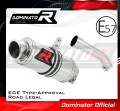scarico silenziatore DOMINATOR omologato GP1 adatto alla moto Kawasaki ZX10R 2004 - 2005