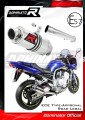 scarico silenziatore DOMINATOR omologato GP1 adatto alla moto Yamaha FZS FAZER 1000 2001 - 2005