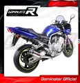 scarico silenziatore DOMINATOR omologato GP1 adatto alla moto Yamaha FZS FAZER 1000 2001 - 2005 3
