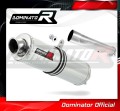scarico silenziatore DOMINATOR omologato rotondo adatto alla moto Yamaha FZS FAZER 1000 2001 - 2005 2