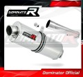 scarico silenziatore DOMINATOR omologato ovale adatto alla moto Yamaha FZS FAZER 1000 2001 - 2005 2