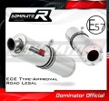 exhaust muffler DOMINATOR homologated road legal ROUND fits to Yamaha YZF 1000 R Thunderace 1996  2003