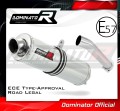 scarico silenziatore DOMINATOR omologato rotondo adatto alla moto Yamaha FZS FAZER 600 1998 - 2003