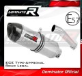 scarico silenziatore DOMINATOR omologato HP1 adatto alla moto Yamaha FZS FAZER 600 1998 - 2003