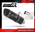 scarico silenziatore DOMINATOR omologato HP1 nero adatto alla moto Yamaha FZ1 FAZER 1000 2006 - 2015 2